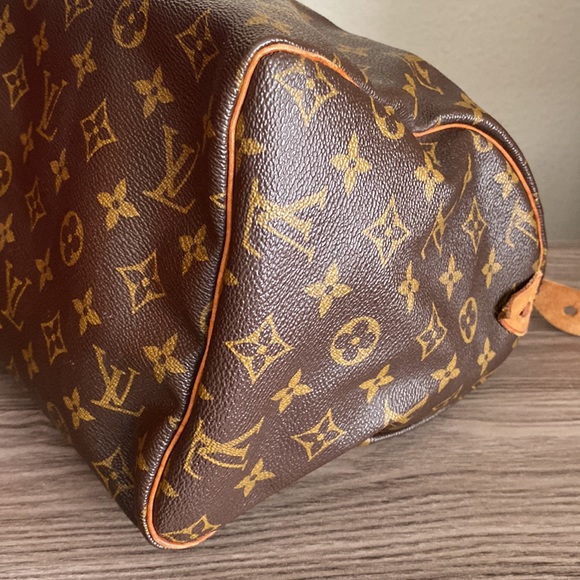 Authentic Louis Vuitton Speedy 30 Vintage Monogram LV bag satchel - Picture 7 of 15